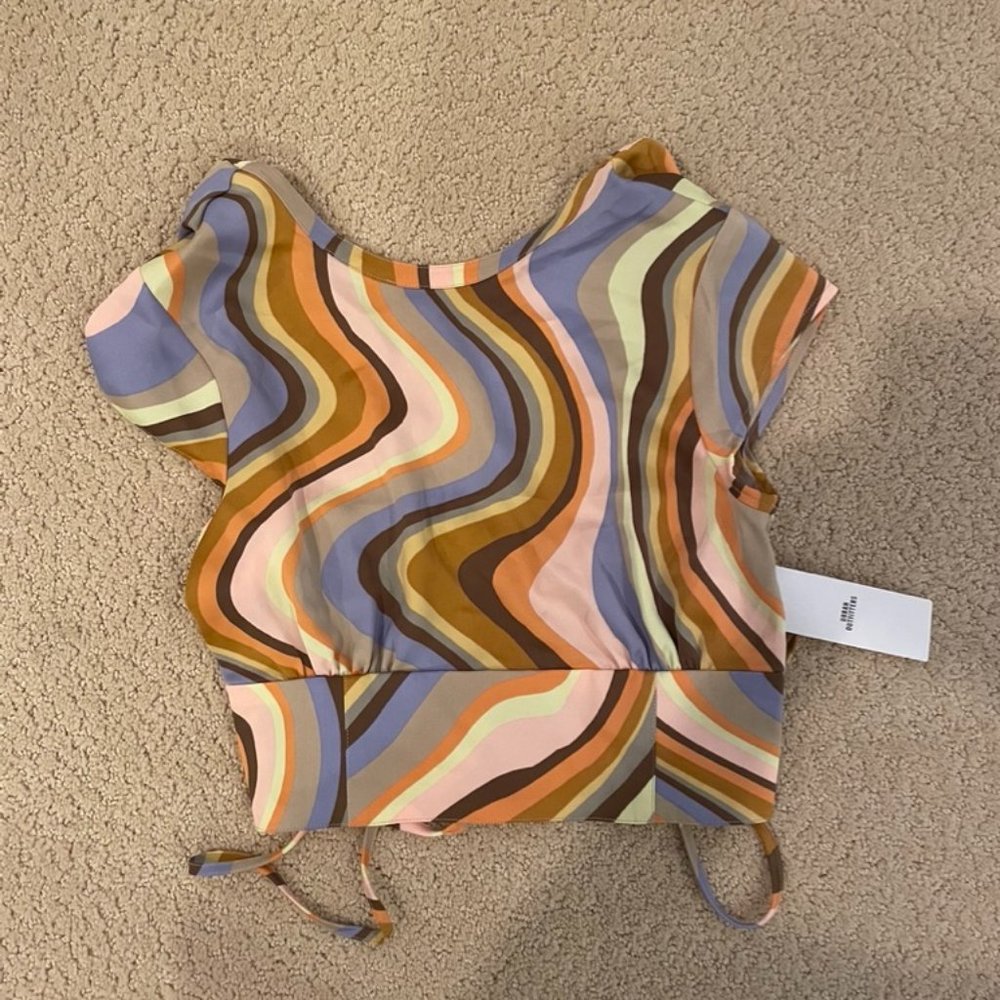 Urban Outfitters - Abstract Top - XS - NEW WITH TAGS